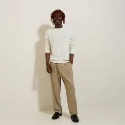 New Trui met ronde hals van merinos/kasjmiermix Trui