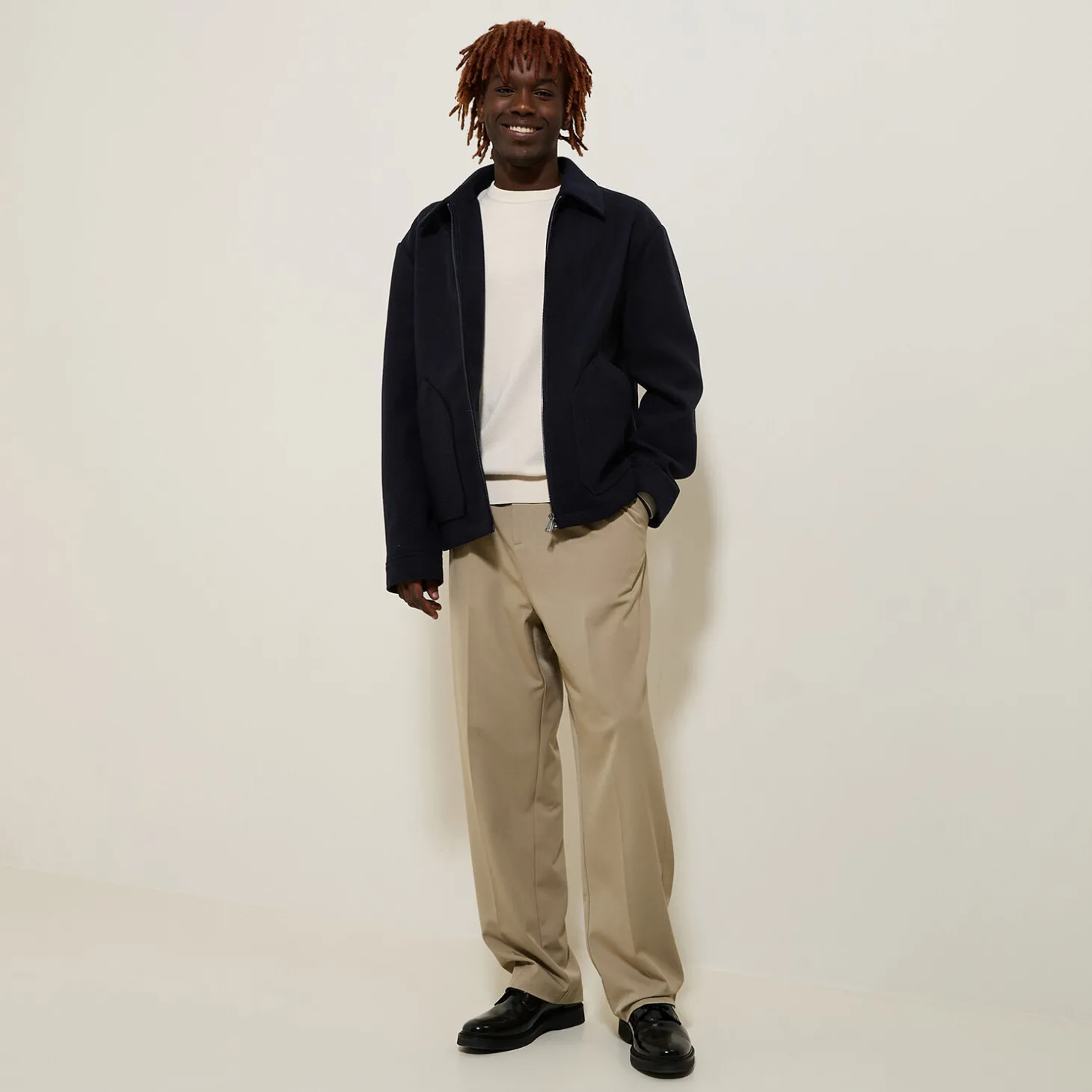 New Trui met ronde hals van merinos/kasjmiermix Trui