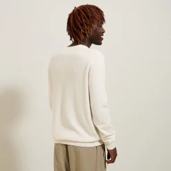 New Trui met ronde hals van merinos/kasjmiermix Trui