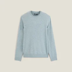 Hot Trui met ronde hals van merinos/kasjmiermix Trui