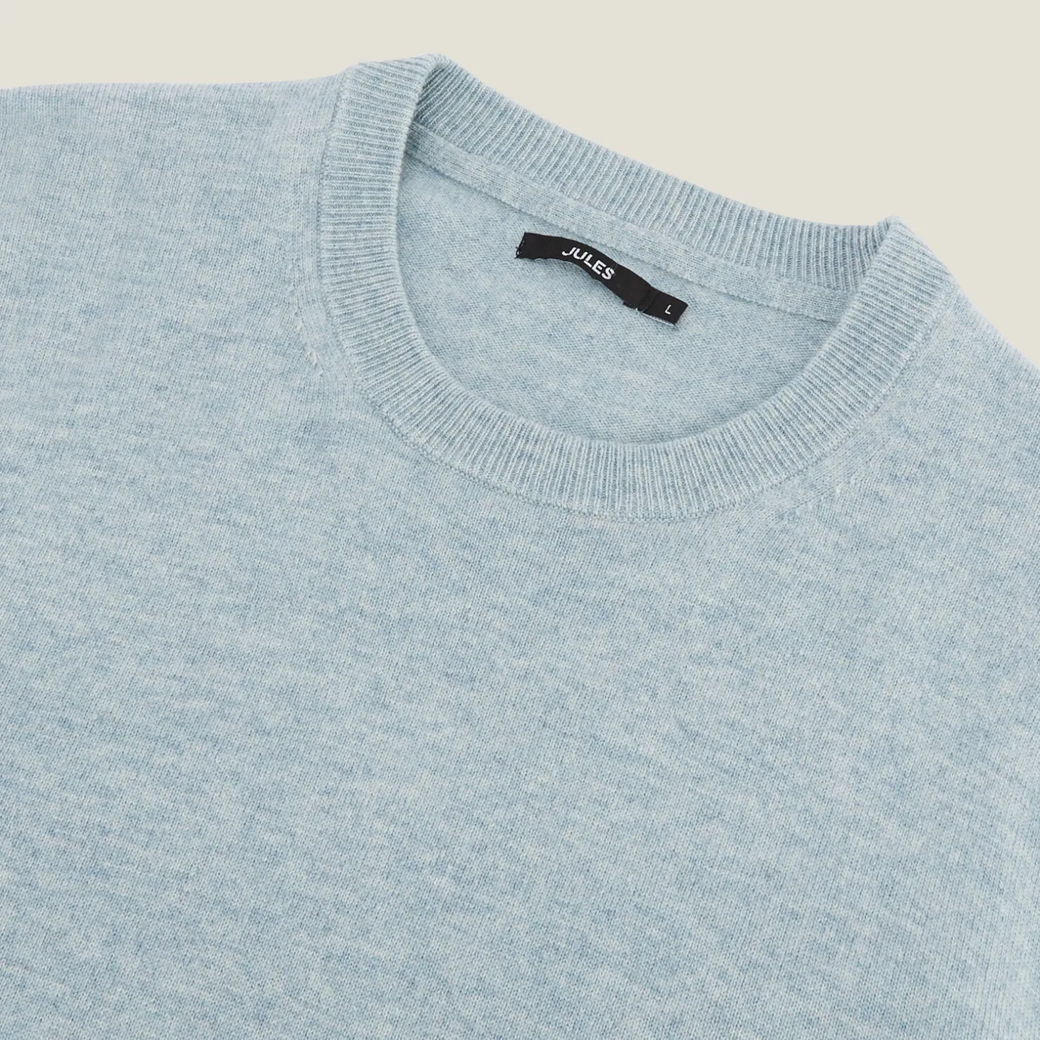 Hot Trui met ronde hals van merinos/kasjmiermix Trui