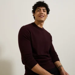 Best Trui met ronde hals van merinos/kasjmiermix Trui