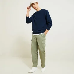 Cheap Trui ronde hals, micro honingraat weefpatroon Trui