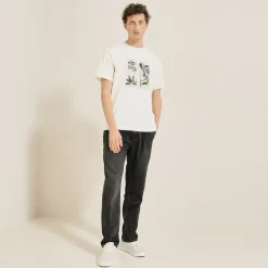 Shop T-shirt aangebrachte print vooraan T-shirt