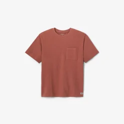 Outlet T-shirt in badstof met ronde hals T-shirt