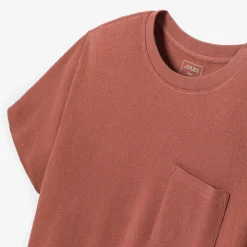 Outlet T-shirt in badstof met ronde hals T-shirt