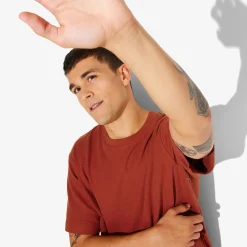 Best Sale T-shirt in badstof met ronde hals T-shirt