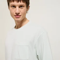 Cheap T-shirt in katoen met borstzakje T-shirt