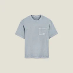 Outlet T-shirt in katoen met borstzakje T-shirt