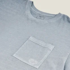 Outlet T-shirt in katoen met borstzakje T-shirt