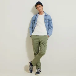 Best Sale T-shirt in reliëfstof met macramédetailsn T-shirt