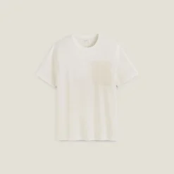 Best Sale T-shirt in reliëfstof met macramédetailsn T-shirt