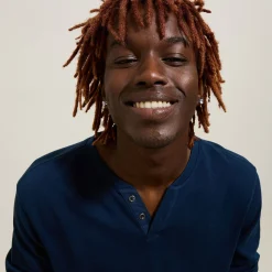 Shop T-shirt met knooplijst en lange mouwen T-shirt