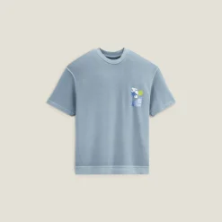 Cheap T-shirt met print in molton T-shirt