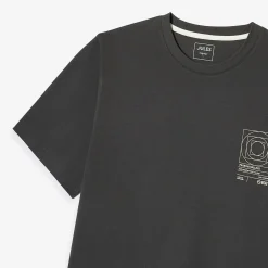 Best Sale T-shirt met ronde hals en willekeurige print T-shirt