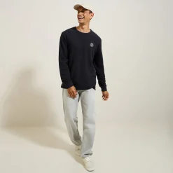 New T-shirt met ronde hals en print vooraan T-shirt