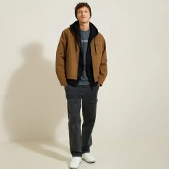 Outlet T-shirt met ronde hals en print T-shirt