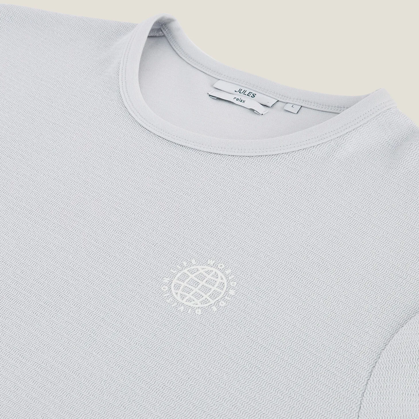 Discount T-shirt met ronde hals en print vooraan T-shirt