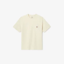 Cheap T-shirt met ronde hals in reliëfstof T-shirt