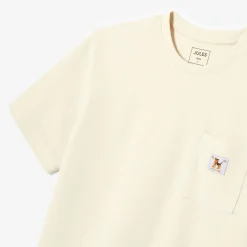 Cheap T-shirt met ronde hals in reliëfstof T-shirt