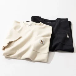 Cheap T-shirt met ronde hals in reliëfstof T-shirt