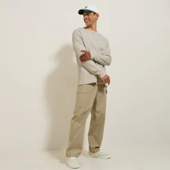 Sale T-shirt met ronde hals in fantasiestof T-shirt