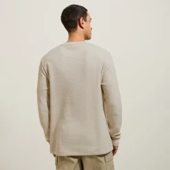 Sale T-shirt met ronde hals in fantasiestof T-shirt