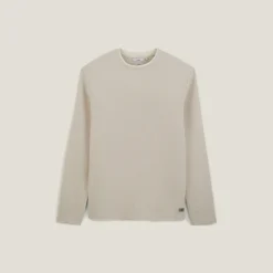 Sale T-shirt met ronde hals in fantasiestof T-shirt