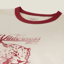 New T-shirt met ronde hals, print en contrasterende ve T-shirt