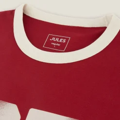 Shop T-shirt met ronde hals, print en contrasterende ve T-shirt