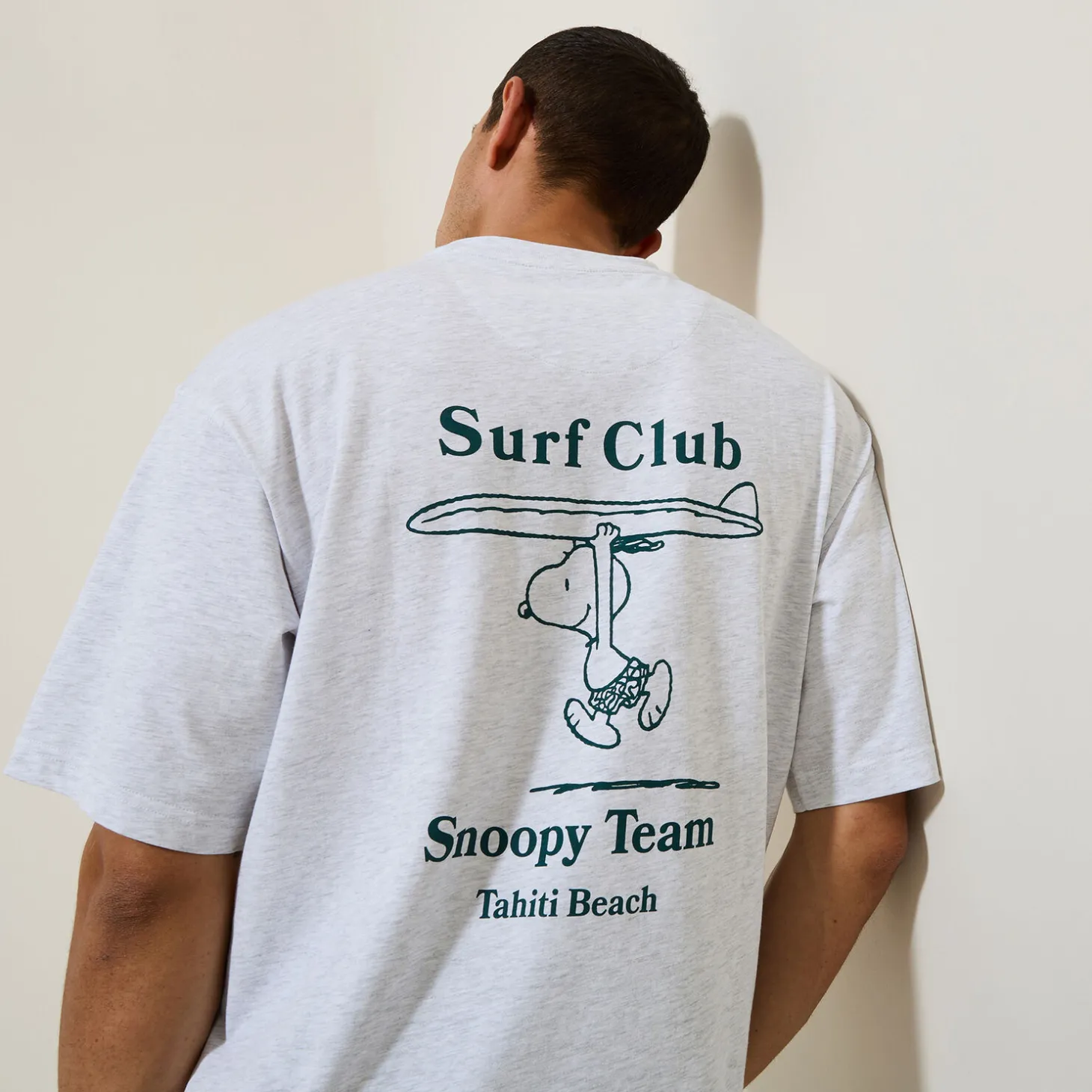 Best Sale T-shirt met Snoopy Team-print, Peanuts-licentie T-shirt