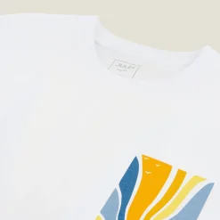 Fashion T-shirt van , mediterrane strandprint T-shirt