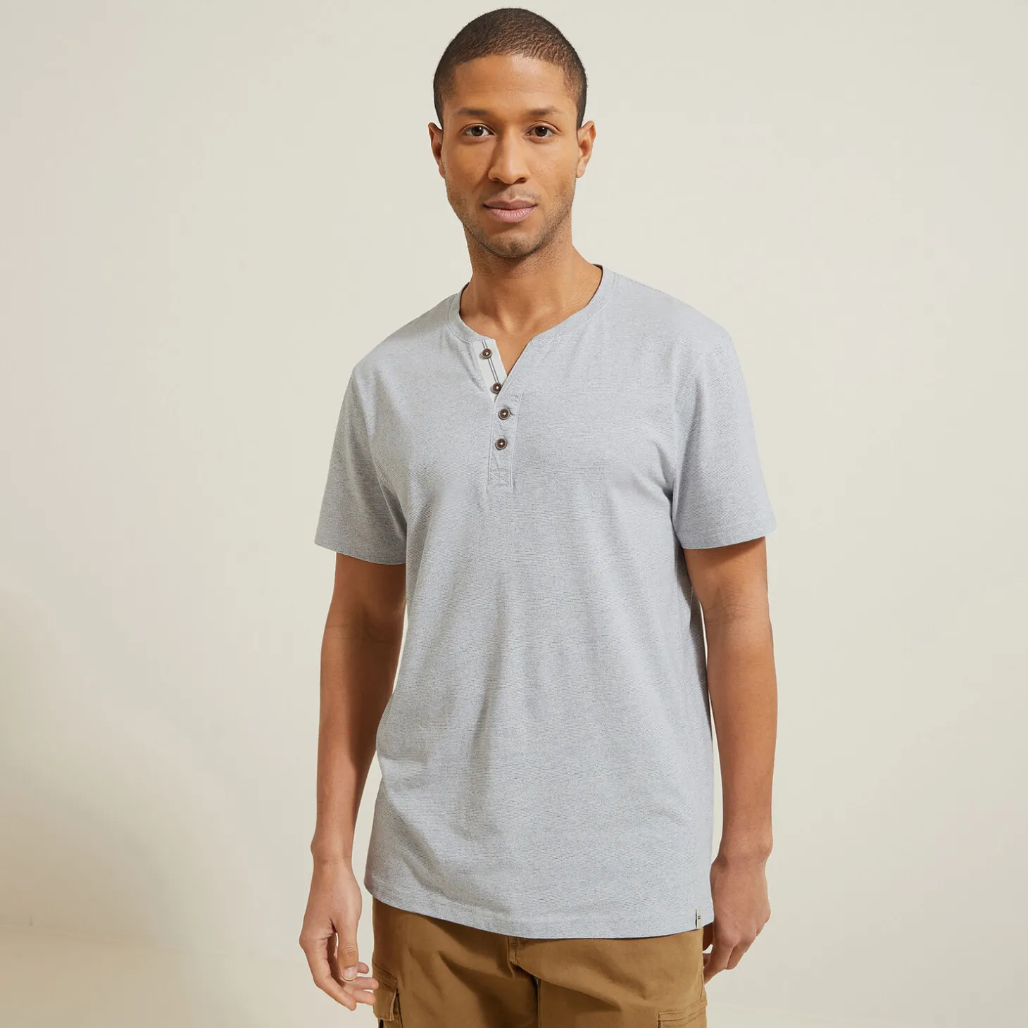 Discount Tunesisch T-shirt in fantasiestof T-shirt