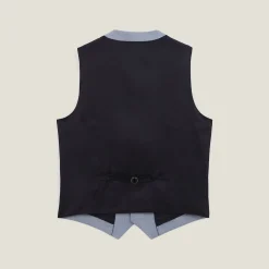 Outlet Tweekleurig slim kostuumgilet Kostuumgilet