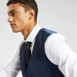 Best Tweekleurig slim kostuumgilet Kostuumgilet