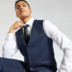 Best Tweekleurig slim kostuumgilet Kostuumgilet