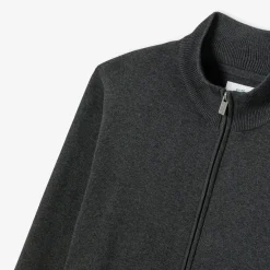 Fashion Vest met ristsluiting en opstaande kraag Heren Gebreide Vesten Heren