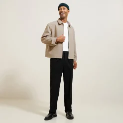 Outlet Vest met rits en hemdskraag voor het tussenseizoen Kostuumvest & Blazer