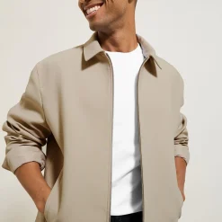 Outlet Vest met rits en hemdskraag voor het tussenseizoen Kostuumvest & Blazer