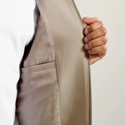 Outlet Vest met rits en hemdskraag voor het tussenseizoen Kostuumvest & Blazer