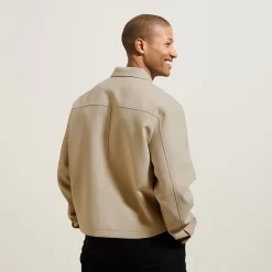 Outlet Vest met rits en hemdskraag voor het tussenseizoen Kostuumvest & Blazer