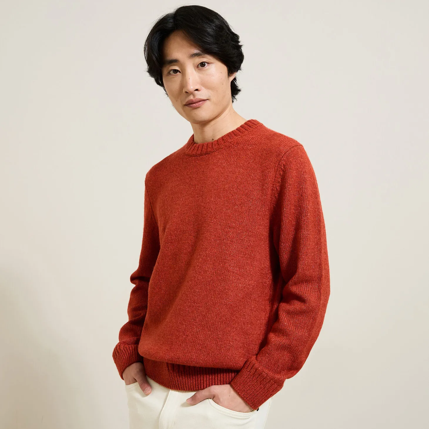 Online Zachte trui met ronde hals Trui