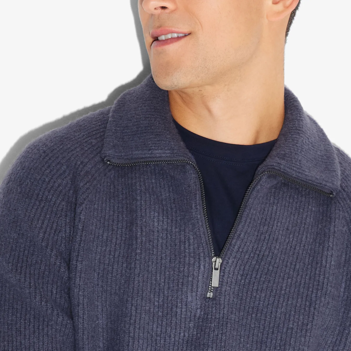 Clearance Zachte trui met truckerskraag Trui