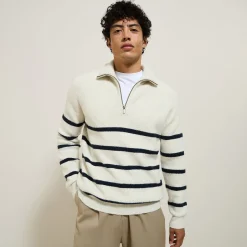 Cheap Zachte trui met truckerskraag Trui