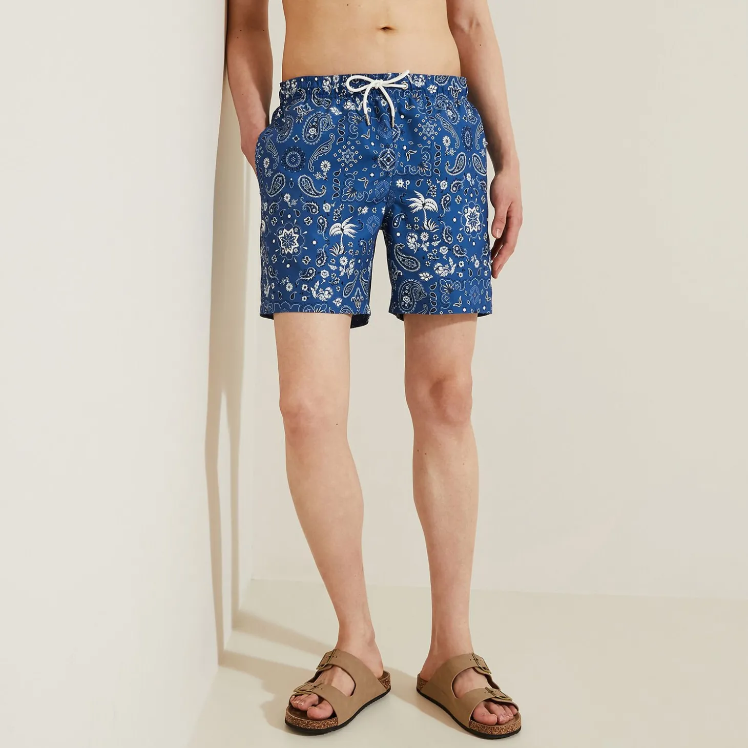 Hot Zwemshort met bandanaprint Zwembroek|Zwembroek