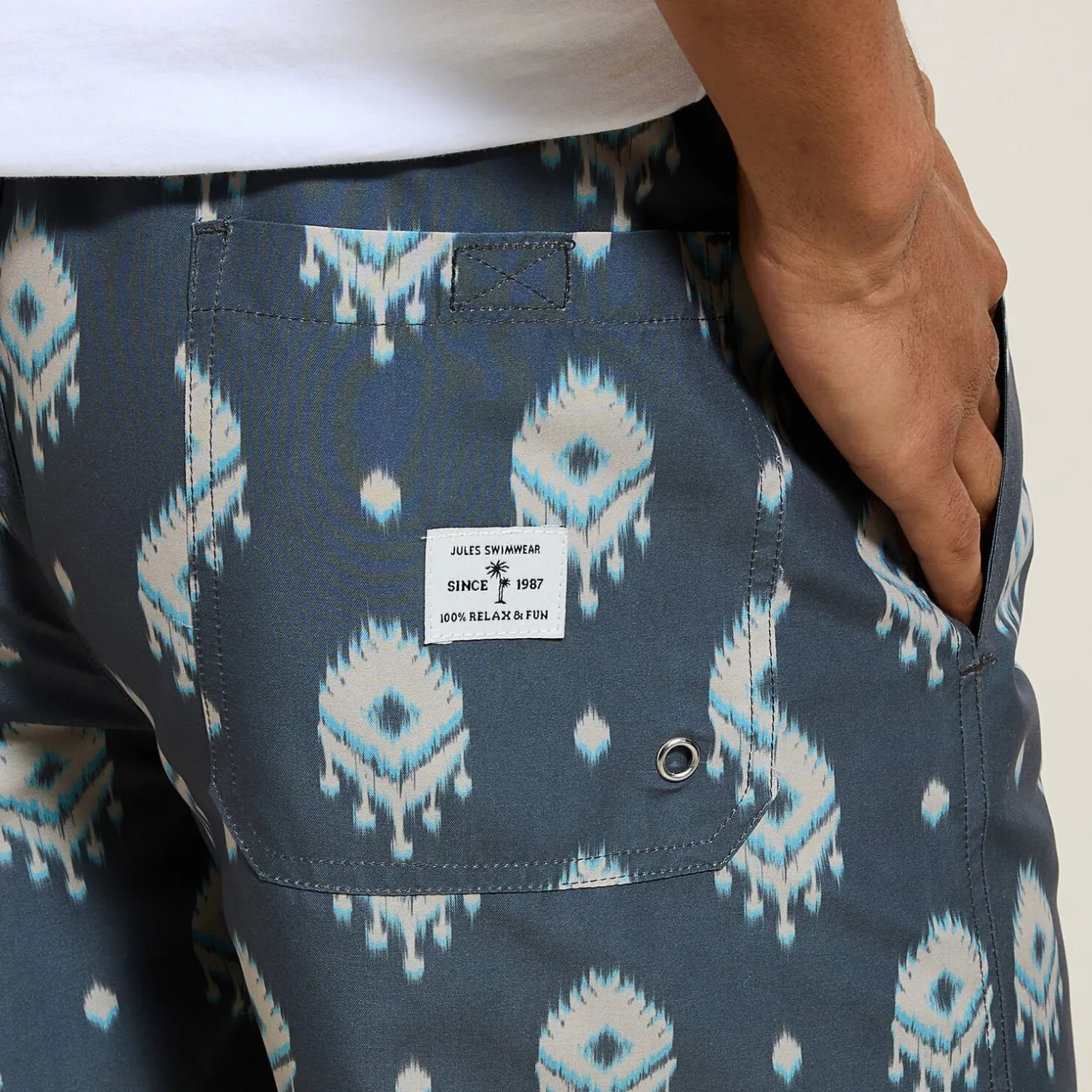 Outlet Zwemshort met fantasieprint Zwembroek|Zwembroek